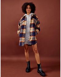 TOPSHOP Wollen Shacket - Oranje