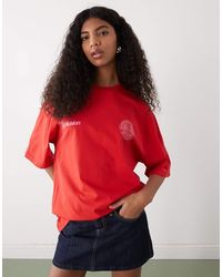 Collusion - Oversized Logo Graphic Tee - Lyst