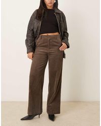 Gina Tricot - High Waist Corduroy Trousers - Lyst