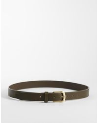 ASOS - Smart Leather Single Stud Belt With Rounded Edge Buckle - Lyst