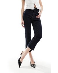 Mango - Cropped Pedal Pusher Jeans - Lyst