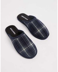 Jack & Jones - Check Slipper - Lyst