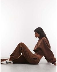 Nike - Studio Fleece Mid-weight Oversized Cuffed jogger - Lyst
