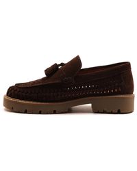 OFF THE HOOK - Mocasines Marrones De Estilo Casual Y Formal Sin Cierres Con Borlas De Cuero Floyd De - Lyst