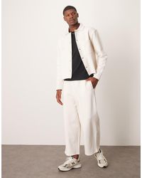 ASOS - Cropped Joggingbroek Met Ballonpijpen Van Zware Stof - Lyst