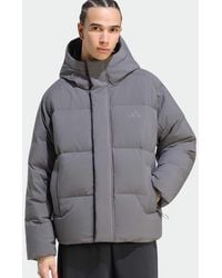 adidas Originals - Helionic Down Puffer Hooded Jacket - Lyst