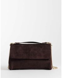 New Look - Quilted Stitch Front Cross Body Bag - Lyst