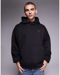 PUMA - Wardrobe Essentials Boxy Hoodie - Lyst