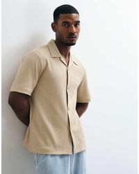 ARKET - Waffle Jersey Short Sleeve Shirt - Lyst