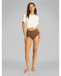 Calvin Klein - Shapewear Firm Sculpted Stay Put Stretch Brief - Lyst