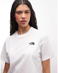 The North Face - W Evolution Simple Dome Crop Rlx Ss Tee - Lyst