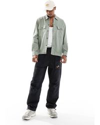 Only & Sons - – hemdjacke aus einer leinenmischung - Lyst