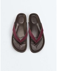 Oysho - Leather Sandal - Lyst