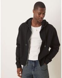 ASOS - – essential – kastige oversize-kapuzenjacke - Lyst