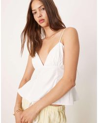 ASOS - Cinch Waist Cami Top - Lyst