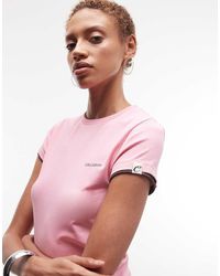 Collusion - Double Layer Logo Baby Tee - Lyst