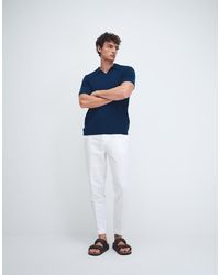 ASOS - Linen Rich Tailored Tapered Fit Trousers - Lyst