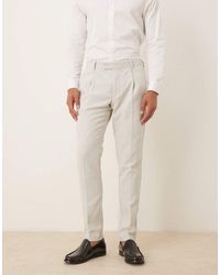 ASOS - Wool Mix Skinny Suit Pants - Lyst