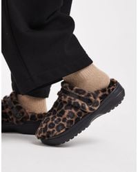 Crocs™ - Classic Unfurgettable Animal Sabots Sepia Leopard - Lyst