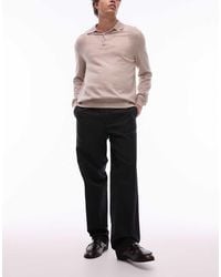 ARKET - Relaxed Leg Tailored Trousers With Front Press - Lyst
