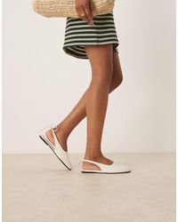 Calvin Klein - Sling Back Ballerina Shoes - Lyst