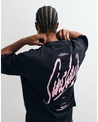 ASOS - Boxy Oversized T-shirt With Text Graphic - Lyst