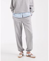 ASOS - Cuffed Brushback joggers - Lyst