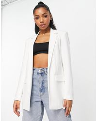 Pieces - Tailored Oversized Blazer - Lyst