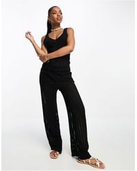 Jdy - Exclusive Textured Trouser Co-ord - Lyst