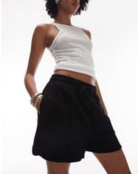 TOPSHOP - Pintuck jogger Short - Lyst