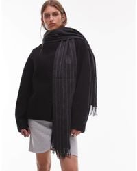 & Other Stories - Premium Wool Fringe Stripe Scarf - Lyst