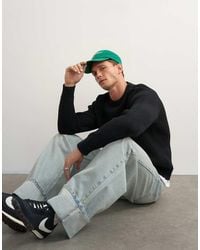 TOPMAN - Classic Fit Fisherman Knit Jumper - Lyst