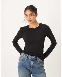 Jdy - O-neck Long Sleeve Top - Lyst