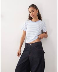 Monki - Shrunken Tee - Lyst