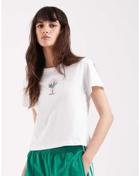 JJXX - Flower Bouquet Print Baby Tee - Lyst