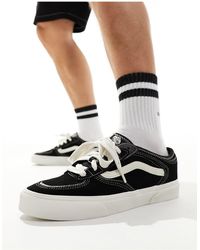 Vans - Rowley classic - sneakers nere e bianche - Lyst