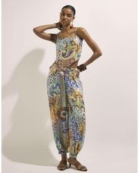 River Island - Tile Print Hareem Trousers - Lyst