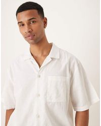 Cotton On - Eli Linen Blend Short Sleeve Shirt - Lyst