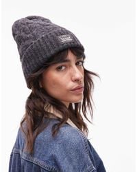 Levi's - – gerippte strickmütze - Lyst