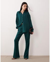 ASOS - Tailored Textured Flare Pants - Lyst