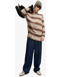 Bench x Superdry & Co - Oversized Stripe Long Sleeve Top - Lyst