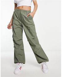 New Look - Pantalones caqui claro estilo paracaidista - Lyst