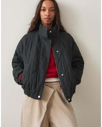 Bershka - Cable-Knit Embroidered Jacket - Lyst