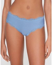 Tezenis - Lace And Microfibre French Knickers - Lyst