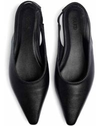 NA-KD - Leather Slingback Flats - Lyst