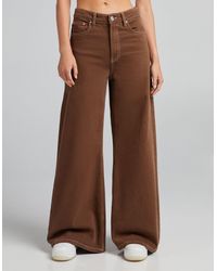 Bershka Wide-leg and palazzo pants for Women - Up to 72% off at Lyst.com