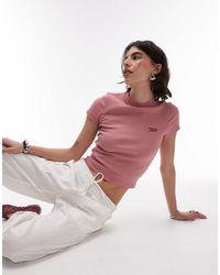 Tommy Hilfiger - Off Centre Script Logo T-Shirt - Lyst
