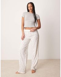 ASOS - Asos design tall – mix & match – pyjama-hose mit früchtemuster - Lyst