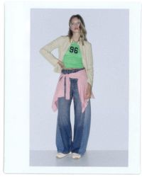 Pull&Bear - Giacca Aderente Con Collo Alto Color Sabbia - Lyst