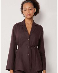 Calzedonia - Blazer With Linen And Viscose - Lyst